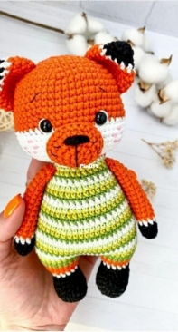 Noa the Fox by em_toys -Spanish and English _FREE