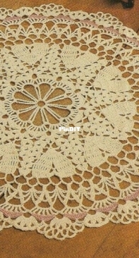 Heart Crochet Doily