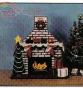 Herrschners  57-9057 Christmas Fireplace