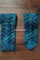 Flying Geese Socks by Yarn and Tacos-Free