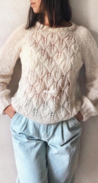 Leafy Jumper by Katrin Ralli - Листочковый джемпер – Russian