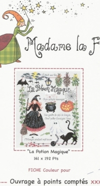 Madame la Fée - La Potion Magique 32 XSD + PCS