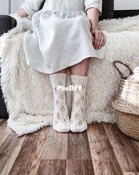 Silver Night Socks by Victoria Chaplina