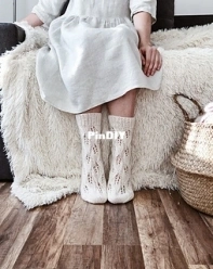 Silver Night Socks by Victoria Chaplina