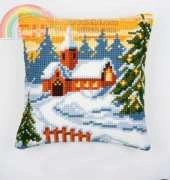 Vervaco Cross Stitch Cushion - So Much Snow