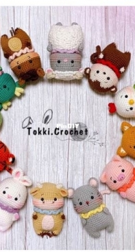 Tokki Crochet - Yeom Dong-yeon - 12 Zodiac Animals