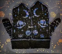 Space mitts by Koni Knits - Free