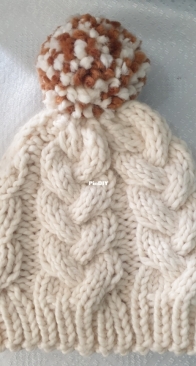 Cabled beanie