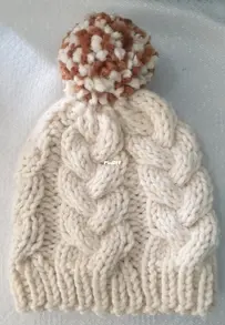 Cabled beanie