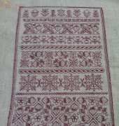 black work sampler