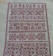 black work sampler