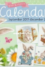 Bebunni Calendar from The World of Cross Stitching TWOCS 260 - November 2017 - December 2018