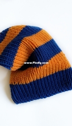 Color strips Beanie by Natalia Egorova-Free