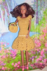 Maguinda Bolsón - Anastasia dress and bag set for dolls