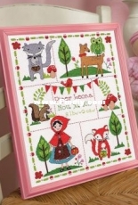 Bucilla 46301 Little Red Riding Hood Birth Sampler