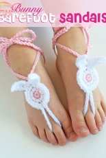 Crochet Rochele - Tia Davis - sandals bunny - FREE
