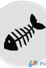 Daily Cross Stitch - Fishbone