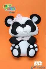 Felt Color - Panda Felt Pattern - Portuguese - Free