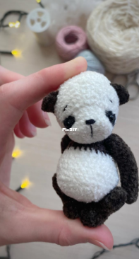 Funny Rabbit Toys - Daria Toys - Mishuta Shop - Alena / Daria Konurkina - Дарья Конуркина - Panda - Панда - Russian