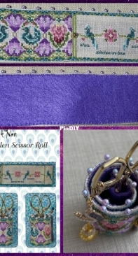 Just Nan - Peacock Garden Scissor Roll