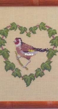 Les Coeurs des 4 Saisons Martine Leonard - Coeur de lierre (automne) XSD