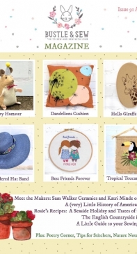 Bustle and Sew Issue 91 August 2018