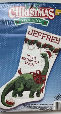 Good Shepherd 87209 Santa-Saur Christmas Stocking