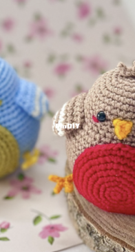 Yarnsmiths - Hooked on Candy - Rocking Robin and  Bluebird - Free