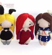 Pin-Up-Girls by Knitterbees Englis -Russian