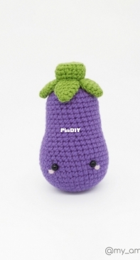 My Amigurumi Farm - Anna - Eggplant - Free
