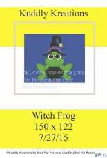 Kuddly Kreations -Michelle Cox - Witch Frog