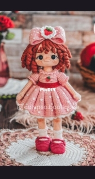Calypso Boutiquee - Geraldine Chirinos de Souza - Strawberry Shortcake - Strawberry Shortcake Collection - Rosita Fresita Strawberry Shortcake Coleccion - 1991 version - English and Spanish