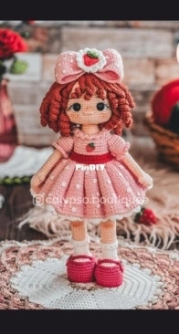 Calypso Boutiquee - Geraldine Chirinos de Souza - Strawberry Shortcake - Strawberry Shortcake Collection - Rosita Fresita Strawberry Shortcake Coleccion - 1991 version - English and Spanish