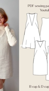 Schultz Apparel - Kaja Pinafore Dress - B and D size range