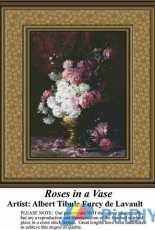 Sunrays Creations FL-10 - Roses in a Vase