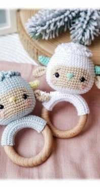 Fairy Toys by Inna Chi - Inna Chi Hm - Inna Chibinova / Chybinova - Baby Yeti Rattle