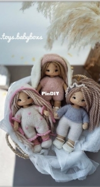 Three sets of clothes for Nicole Doll - Alina Kruglova - Russian