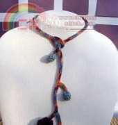 Vine Lasso Necklace crochet - crochetMe - free