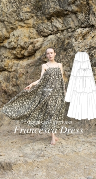 Silversaga Patterns - Francesca Dress