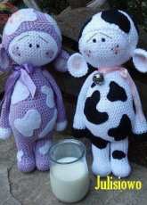 Julisiowo - Julio Toys - Monika Miszczuk - Crochet dolls Muu and Lilka- Russian-  Translated
