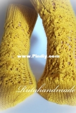 Summer Wheat Socks by Ruta Sab.