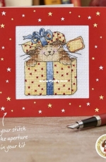 Gift Cat by Margaret Sherry from Cross Stitch Crazy 263 PCS + XSD