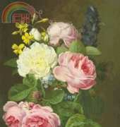 Golden kite GK 3145 Roses in a vase 2