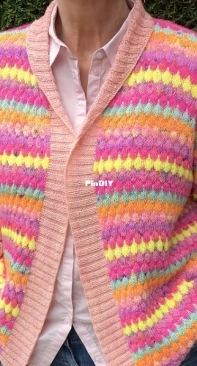 The Bubble Cardigan by Stephen West