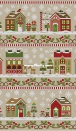 Country Cottage Needlework CCN Santas Village PCS