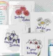 Birthday Blooms by Maria Diaz from Cross Stitch Collection 234
