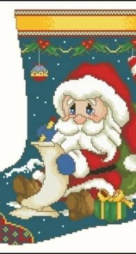 Santa Stocking by Simonetta Sabatucci XSD