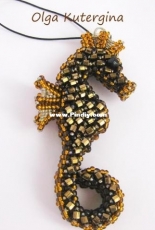 Seahorse keychain