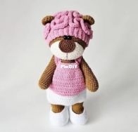 Crochet Wonders Design - Crochet Funny Bear - Olga Kurchenko - Brain Clothes for 27 cm Toy