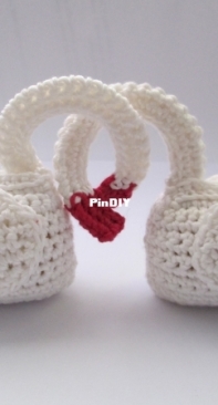 Amigurumi - Swan couple